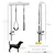 Zatte Fellpflege-Arm klappbar, Klemme, für mittelgroße Hunde Zatte Fellpflege-Arm klappbar, Klemme, für mittelgroße Hunde