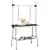 Zatte Table toilettage pliable réglable 90x60x76 cm, noir Zatte Table toilettage pliable réglable 90x60x76 cm, noir