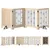 Zatte Barrière bébé animal 4 panneaux, MDF/acier, avec porte Zatte Barrière bébé animal 4 panneaux, MDF/acier, avec porte