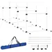 Zatte Agility Hürdenset 4 Hürden + Slalom, Kunststoff, Weiß