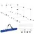 Zatte Kit haies agility 4 haies + slalom, plastique, blanc Zatte Kit haies agility 4 haies + slalom, plastique, blanc