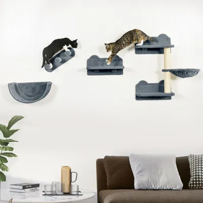 Zatte Mur chat 4 pcs, échelle, hamac, jusqu'à 5 kg Zatte Mur chat 4 pcs, échelle, hamac, jusqu'à 5 kg