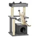 Zatte Katzenbaum 90 cm, Höhle, Hängematte, Sisal, Grau
