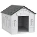 Zatte Niche chien toit 2 pans imperméable, 20 kg 65x75x63 cm
