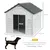 Zatte Niche chien toit 2 pans imperméable, 20 kg 65x75x63 cm Zatte Niche chien toit 2 pans imperméable, 20 kg 65x75x63 cm