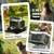 Zatte Chariot chien 2-en-1 pliant, 10 kg, moustiquaire, vert foncé Zatte Chariot chien 2-en-1 pliant, 10 kg, moustiquaire, vert foncé