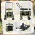 Zatte Chariot chien 2-en-1 pliant, 10 kg, moustiquaire, vert foncé Zatte Chariot chien 2-en-1 pliant, 10 kg, moustiquaire, vert foncé