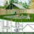 Zatte Freilaufgehege 3x1,5x2 m, Metall, PE-Plane, Schloss Zatte Freilaufgehege 3x1,5x2 m, Metall, PE-Plane, Schloss