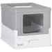 Zatte Katzenklo mit Deckel, Bodenschale, Deso-Box 47x35x37 cm