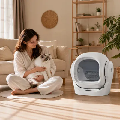 Zatte Katzenklo automatisch App, 68L, selbstreinigend, leise, sicher Zatte Katzenklo automatisch App, 68L, selbstreinigend, leise, sicher