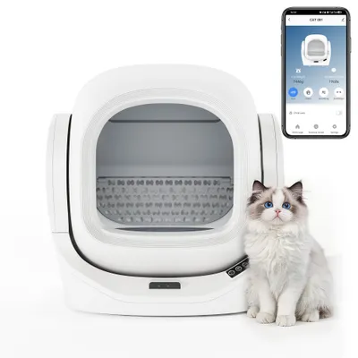 Zatte Katzenklo automatisch App, 68L, selbstreinigend, leise, sicher Zatte Katzenklo automatisch App, 68L, selbstreinigend, leise, sicher