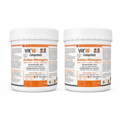 Vit'I5 Orange Comprimés – Ration Ménagère Chien Chat