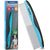 Fellkamm mit gummiertem Griff 17cm Blau