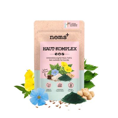 Haut & Fell Komplex für Hunde mit Probiotika, Biotin, Zink & Nachtkerzenöl