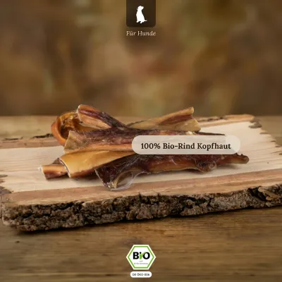 Liebesgut Hunde-Snack Bio Rind Kopfhaut Liebesgut Hunde-Snack Bio Rind Kopfhaut