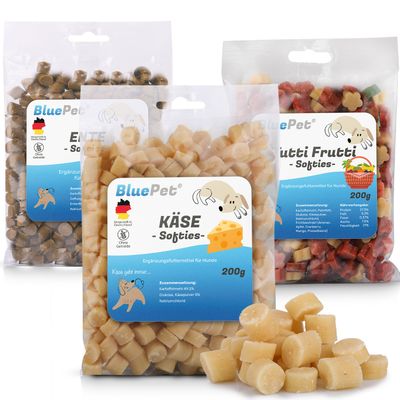 BluePet Softies, Snack für Hunde, Weiche Leckerchen fürs Training
