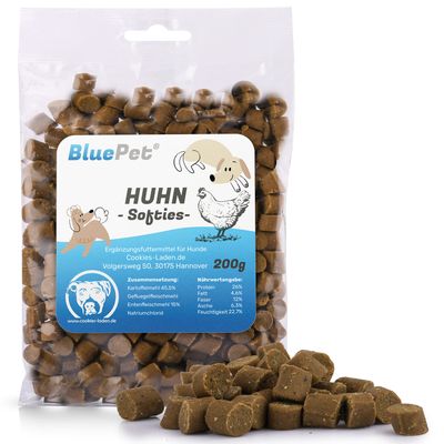 BluePet Softies, Snack für Hunde, Weiche Leckerchen fürs Training