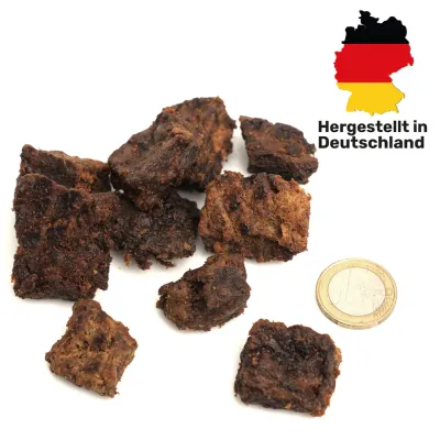 Softwürfel 99% Fleisch für Hunde 200g, verschiedene Sorten Leckerli, Snack