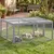 PawHut Clapier bois pliable portable gris PawHut Clapier bois pliable portable gris
