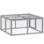 PawHut Clapier bois pliable portable gris PawHut Clapier bois pliable portable gris