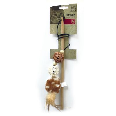MPETS - Canne pour chat - NATURA 3 Balles