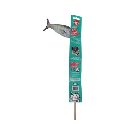 AIME - Jouet chat - Canne à pêche poisson