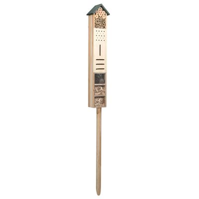 vidaXL - Hôtel à insectes - Bois de sapin 15x11x150 cm