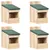 vidaXL - Nichoirs - Bois de sapin (4 pcs) vidaXL - Nichoirs - Bois de sapin (4 pcs)