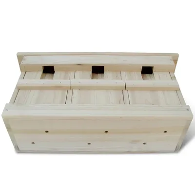 vidaXL - Maisons pour moineau - Bois 2 pcs vidaXL - Maisons pour moineau - Bois 2 pcs