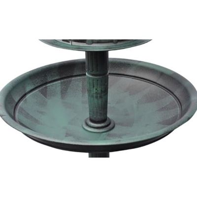 vidaXL - Mangeoire à oiseaux - Lampe solaire