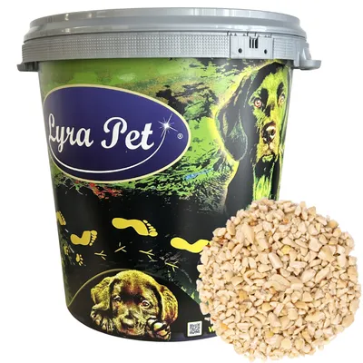 Lyra Pet - Erdnusskerne weiß gehackt - 10 kg