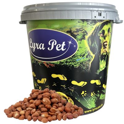 Lyra Pet - Erdnusskerne - 10 kg en tonneau 30 L