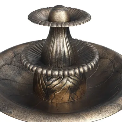 vidaXL - Bain pour oiseaux - Fontaine Bronze