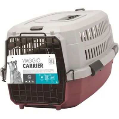 MPETS VIAGGIO CARRIER - S Bordeau & Gris 58.4 x 38.7 x 33 cm