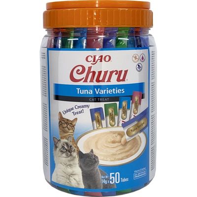 INABA - Purée pour chats - Churu Multipack Thon