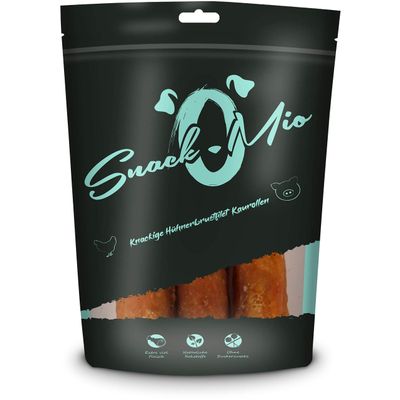 SnackOMio - Friandise pour chien - Rouleaux de poulet croustillant