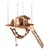 Maison suspendue rongeurs avec pont et accessoires Maison suspendue rongeurs avec pont et accessoires