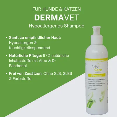ReboCare DermaVet Hypoallergenes Shampoo ReboCare DermaVet Hypoallergenes Shampoo