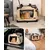lionto Katzentransportbox faltbar mit Stahlrahmen und Liegekissen lionto Katzentransportbox faltbar mit Stahlrahmen und Liegekissen