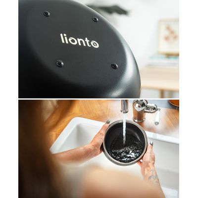 lionto gamelle pour chat en inox double paroi antidérapante