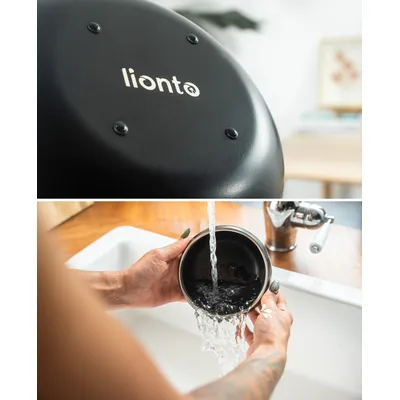 lionto gamelle pour chat en inox double paroi antidérapante