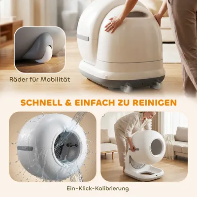 PawHut Selbstreinigende Katzenklo PawHut Selbstreinigende Katzenklo