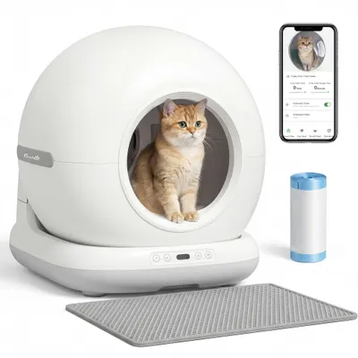 PawHut Selbstreinigende Katzenklo PawHut Selbstreinigende Katzenklo