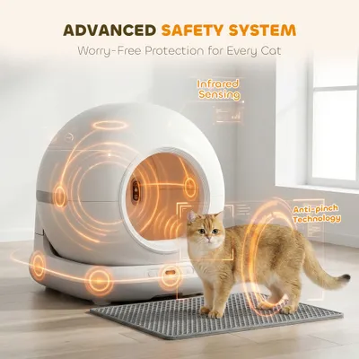 PawHut Selbstreinigende Katzenklo PawHut Selbstreinigende Katzenklo