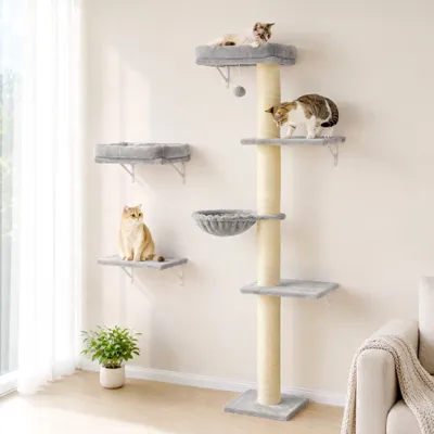PawHut Katzen Kletterwand PawHut Katzen Kletterwand