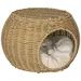 PawHut Rattan Katzenkorb