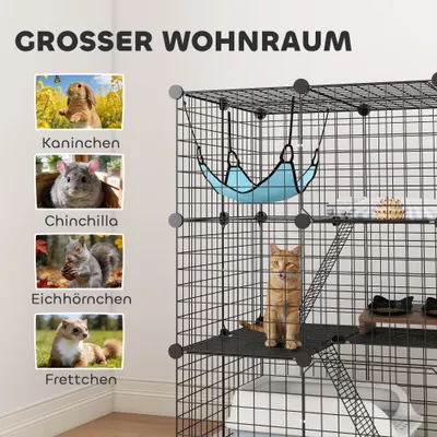PawHut Katzenkäfig