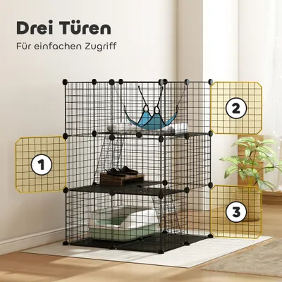 PawHut Katzenkäfig