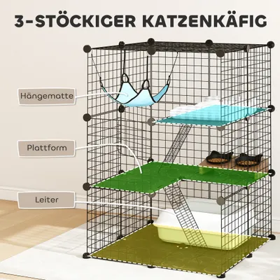 PawHut Katzenkäfig