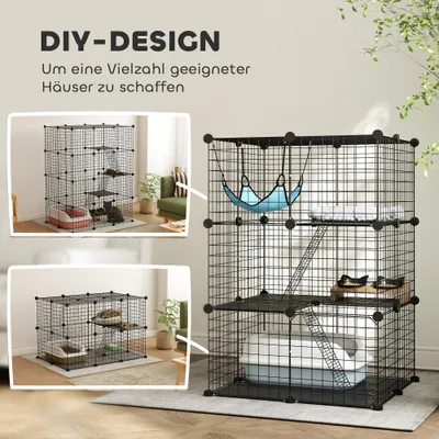 PawHut Katzenkäfig